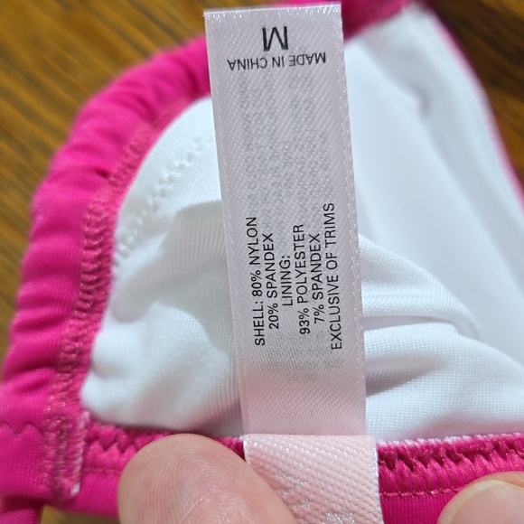 Victoria's Secret Pink Bikini Size Medium Top, Large Bottom - Picture 6 of 11
